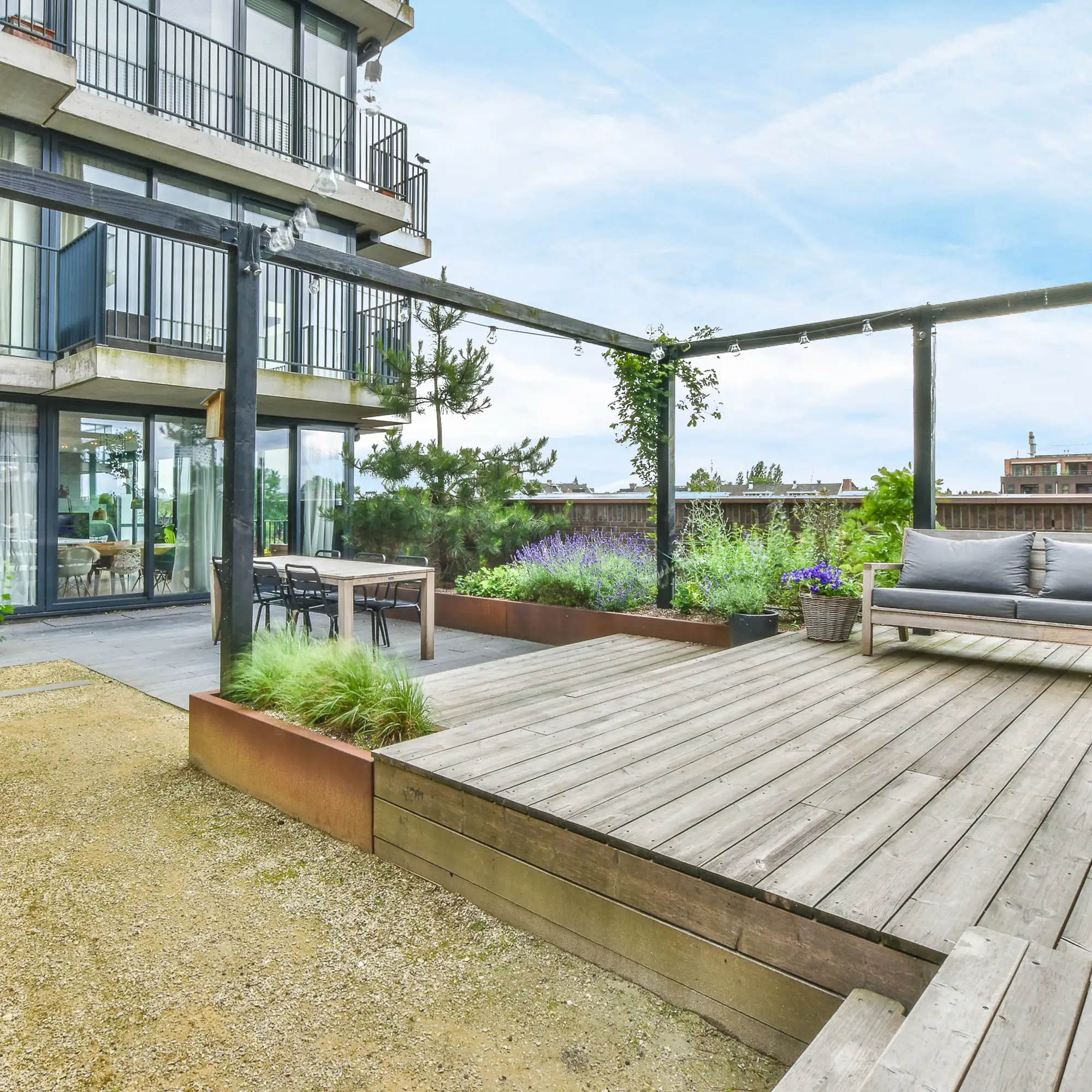 drainerend dakterras vlonder hout basic