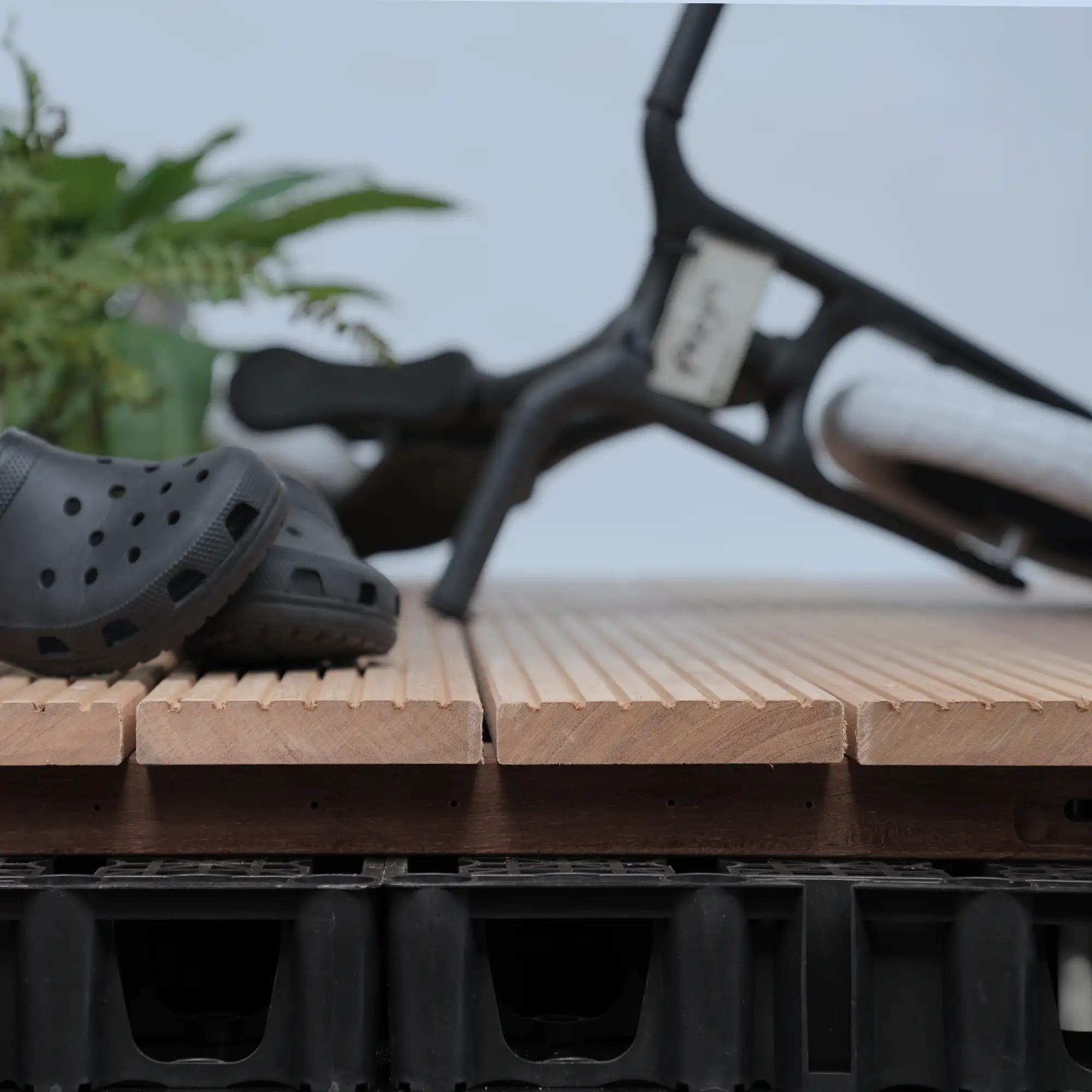 waterbergende fundering (80 l/m²) met vlonder