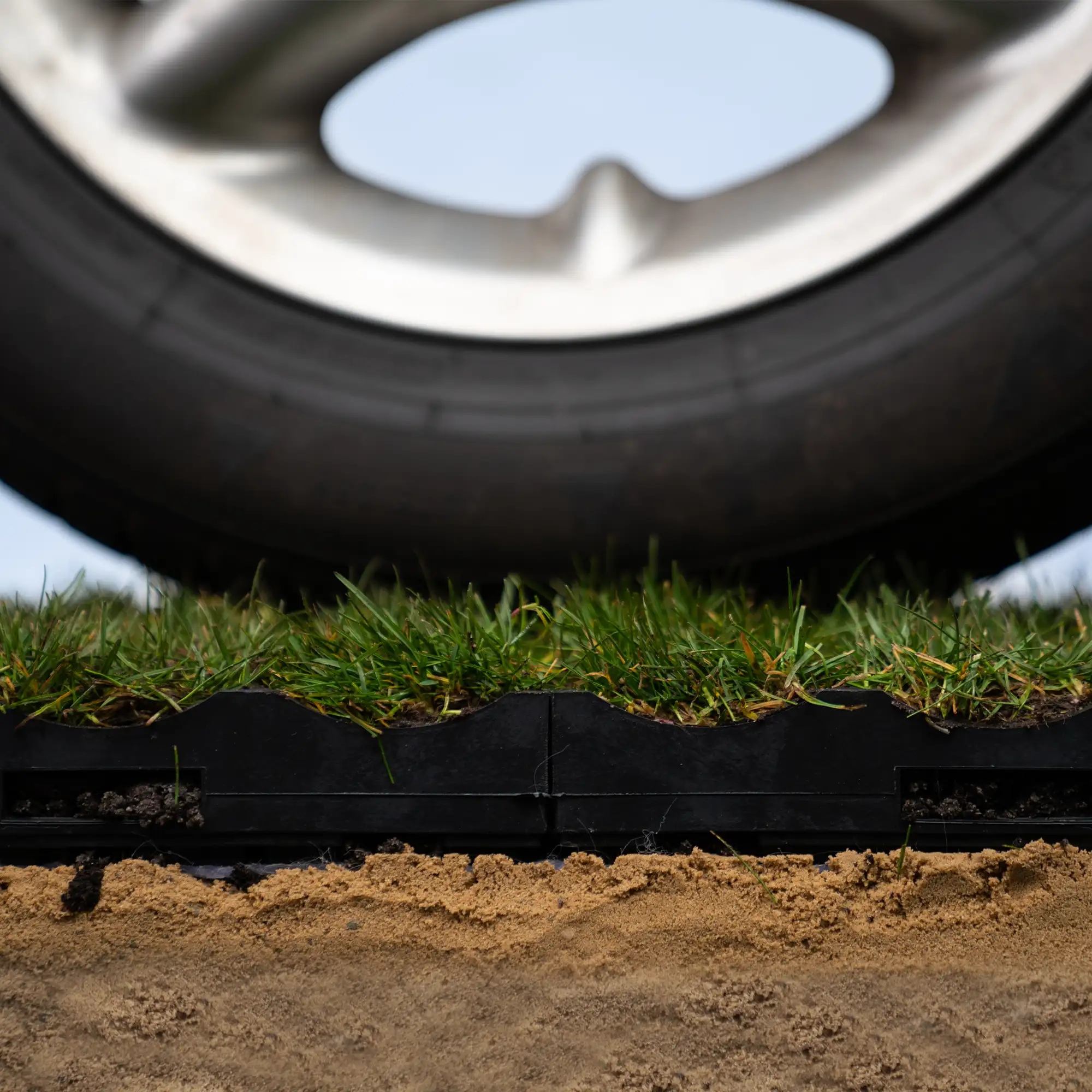 graspad met grastegel