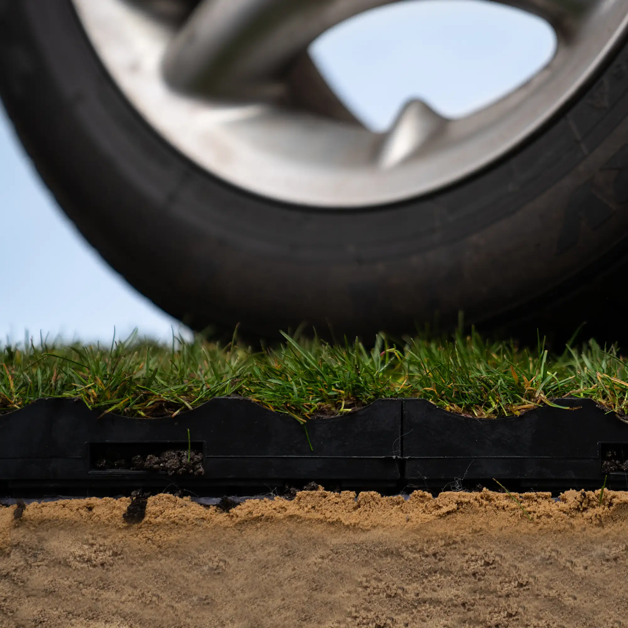 groene parkeerplaats